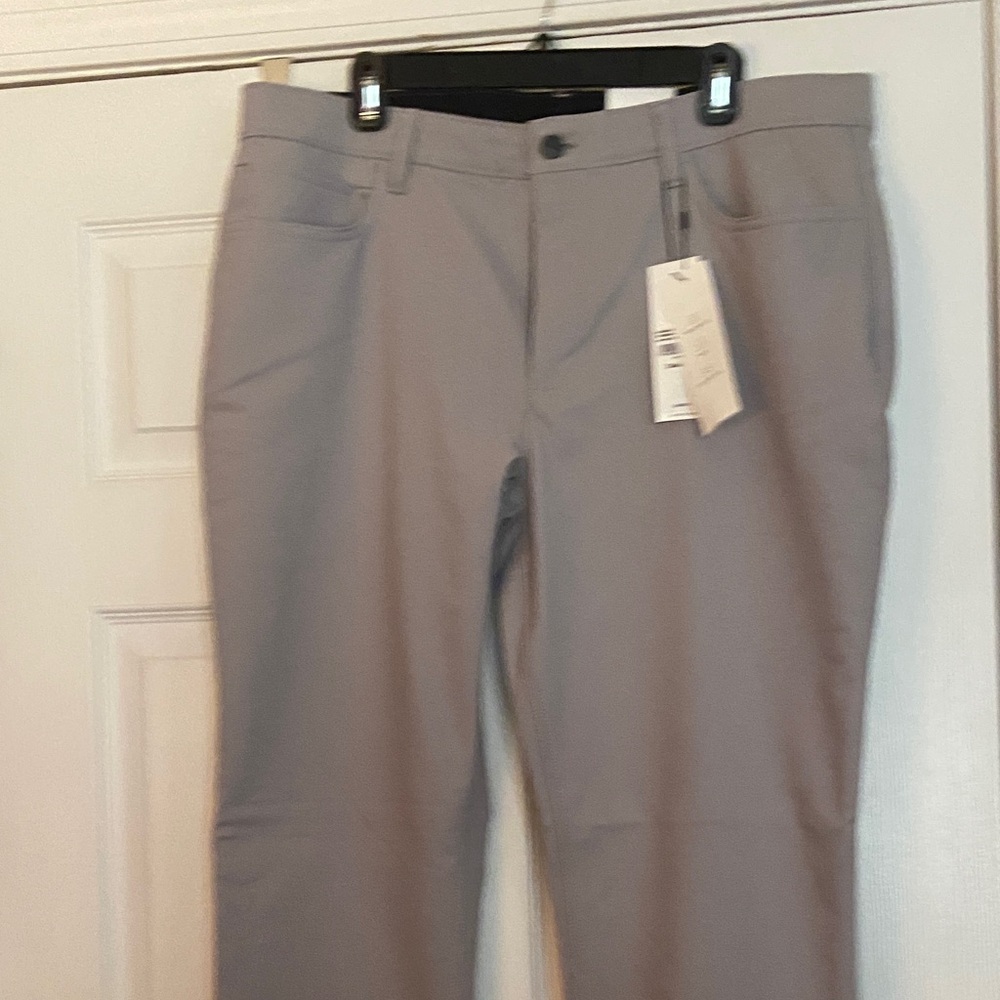 Calvin Klein Men's Light Gray Chinos